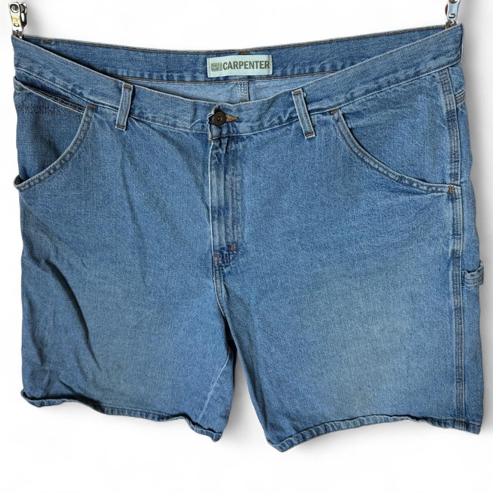 Vintage Faded Glory Men's Carpenter Denim Shorts Size 42